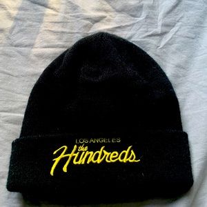 The Hundreds Black and Yellow Beanie